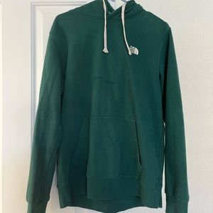 New condition, North Face vintage dark forest green hoodie 🦖🌲